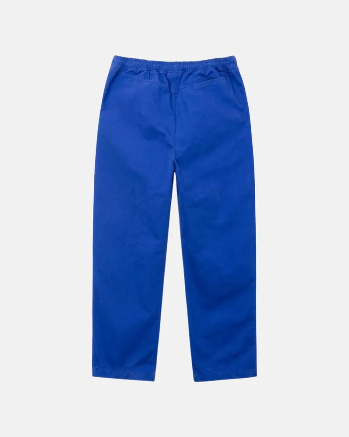 Pants Men Stussy BRUSHED BEACH PANT Royal Pants Men Stussy BRUSHED BEACH PANT Royal
