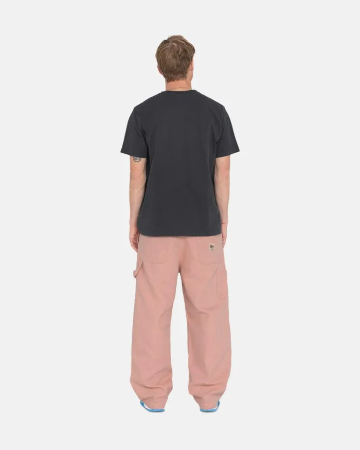 Pants Men Stussy CANVAS WORK PANT Salmon Pants Men Stussy CANVAS WORK PANT Salmon