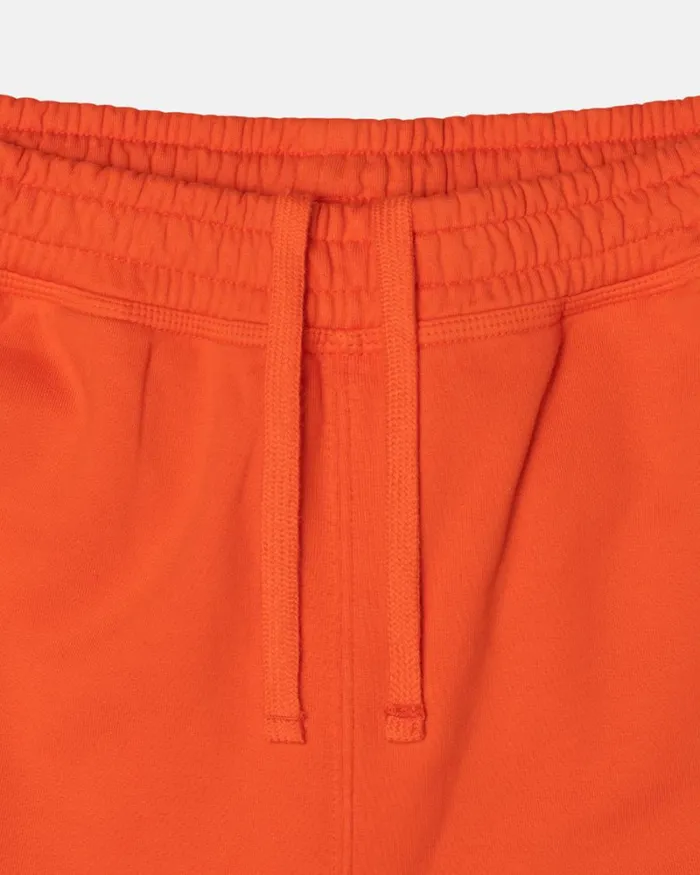 Pants Men Stussy OVERDYED STOCK LOGO SWEATPANT Orange Pants Men Stussy OVERDYED STOCK LOGO SWEATPANT Orange