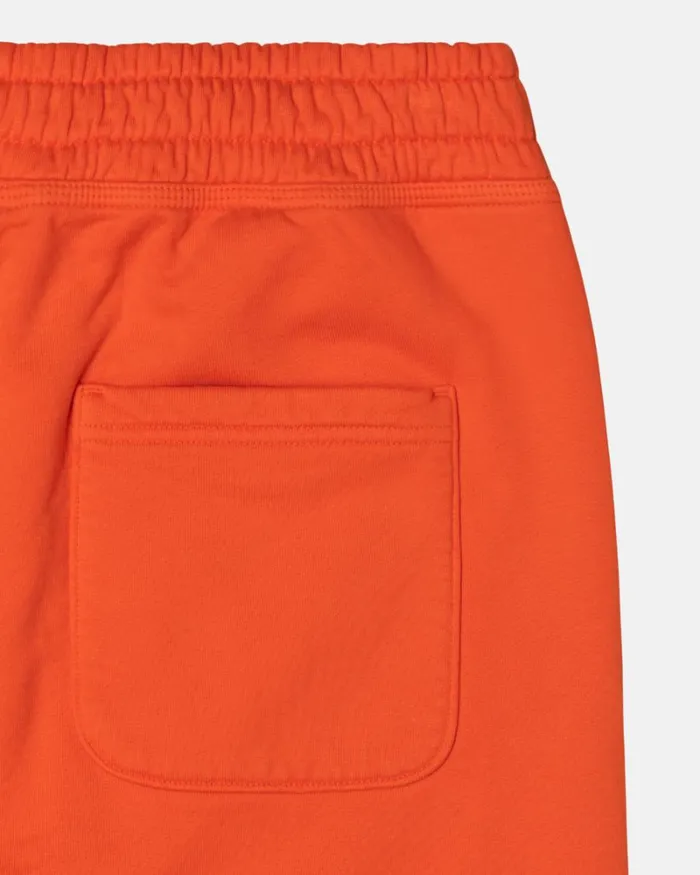 Pants Men Stussy OVERDYED STOCK LOGO SWEATPANT Orange Pants Men Stussy OVERDYED STOCK LOGO SWEATPANT Orange