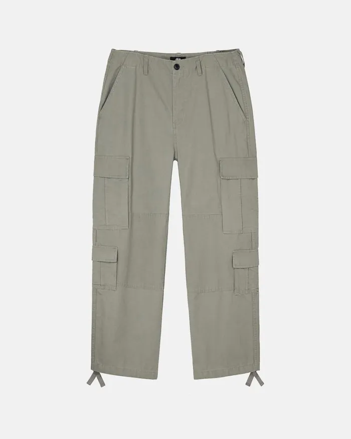 Pants Men Stussy RIPSTOP SURPLUS CARGO Olive