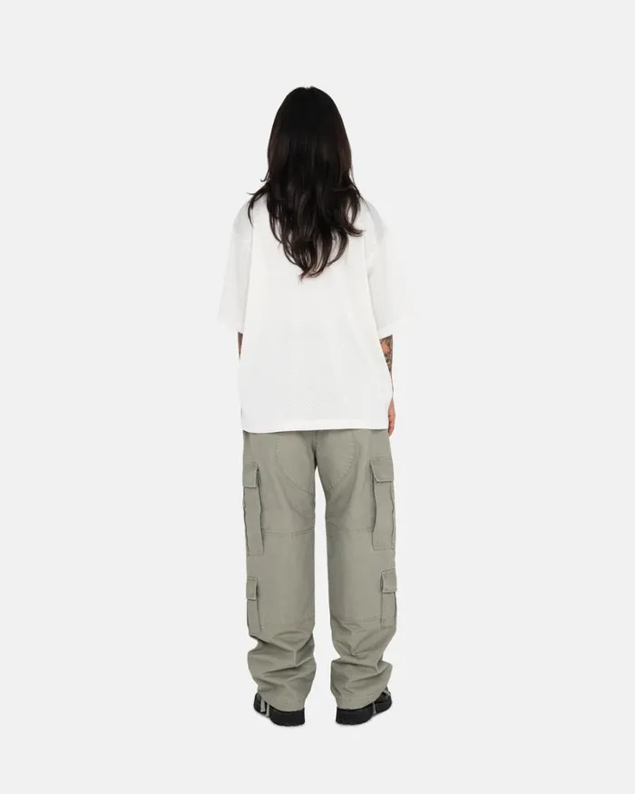 Pants Men Stussy RIPSTOP SURPLUS CARGO Olive Pants Men Stussy RIPSTOP SURPLUS CARGO Olive