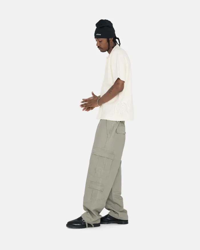 Pants Men Stussy RIPSTOP SURPLUS CARGO Olive Pants Men Stussy RIPSTOP SURPLUS CARGO Olive