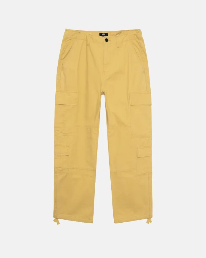 Pants Men Stussy RIPSTOP SURPLUS CARGO Sulphur