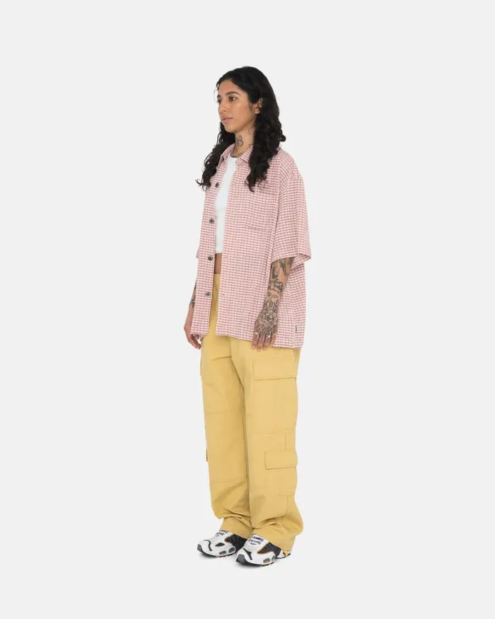 Pants Men Stussy RIPSTOP SURPLUS CARGO Sulphur Pants Men Stussy RIPSTOP SURPLUS CARGO Sulphur