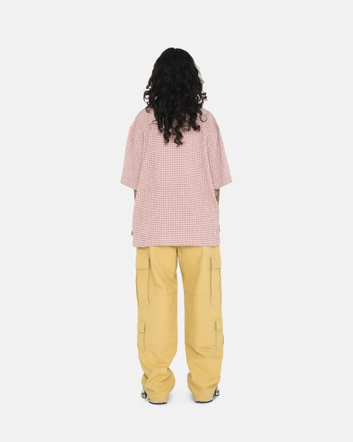 Pants Men Stussy RIPSTOP SURPLUS CARGO Sulphur Pants Men Stussy RIPSTOP SURPLUS CARGO Sulphur
