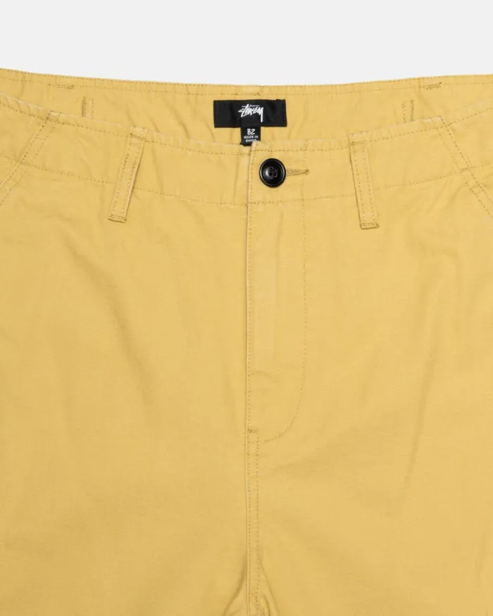 Pants Men Stussy RIPSTOP SURPLUS CARGO Sulphur Pants Men Stussy RIPSTOP SURPLUS CARGO Sulphur