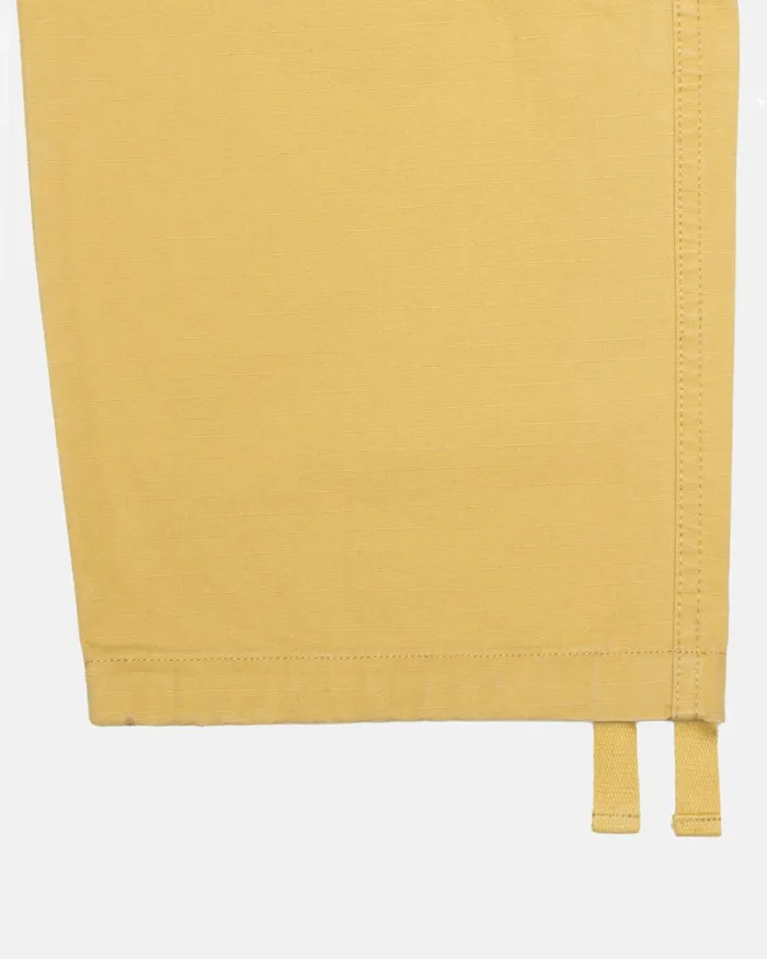 Pants Men Stussy RIPSTOP SURPLUS CARGO Sulphur Pants Men Stussy RIPSTOP SURPLUS CARGO Sulphur