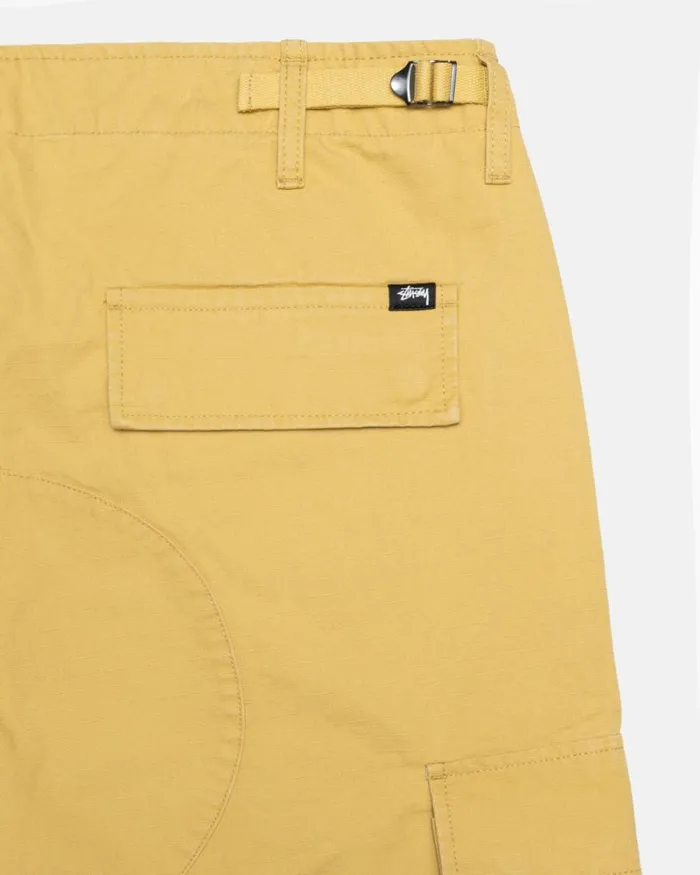 Pants Men Stussy RIPSTOP SURPLUS CARGO Sulphur Pants Men Stussy RIPSTOP SURPLUS CARGO Sulphur