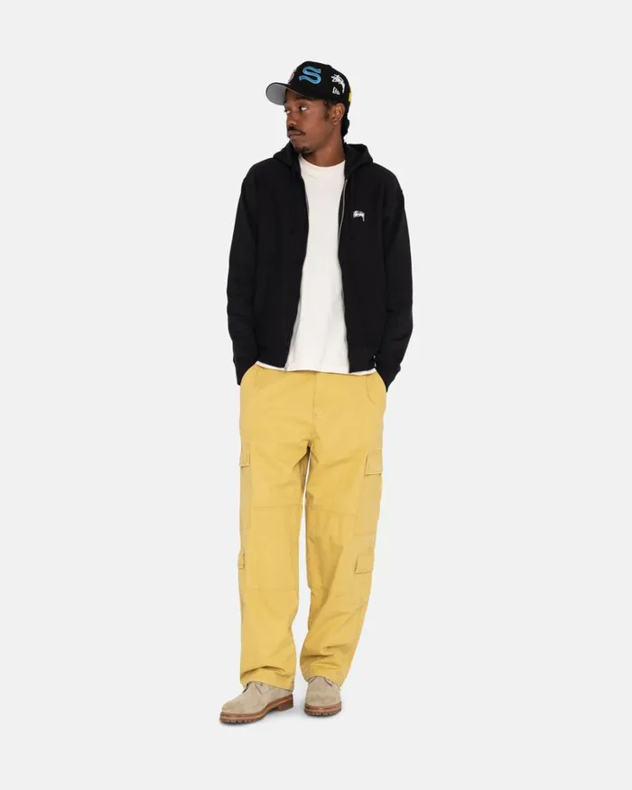 Pants Men Stussy RIPSTOP SURPLUS CARGO Sulphur Pants Men Stussy RIPSTOP SURPLUS CARGO Sulphur