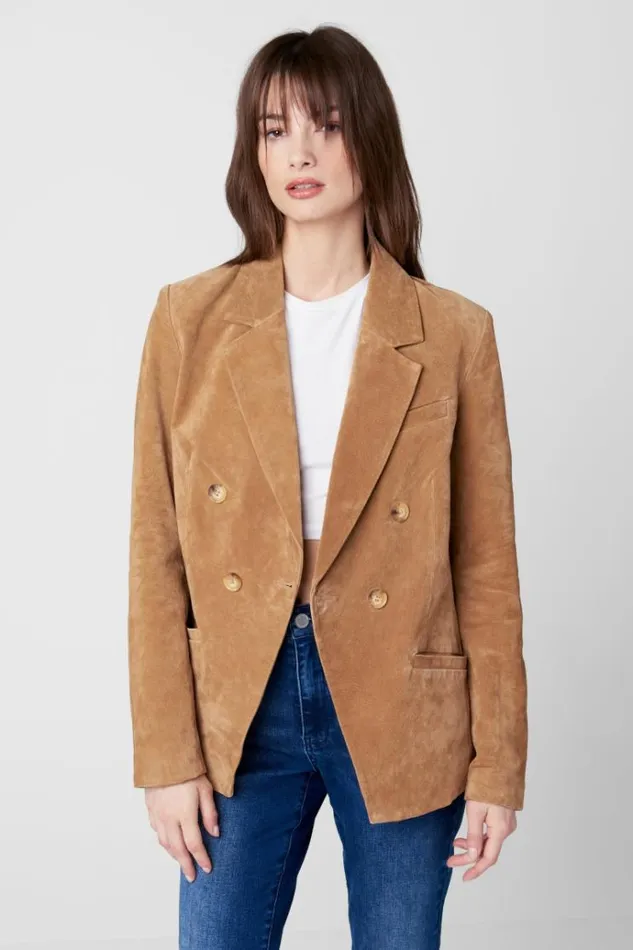 Pecan Blazer Women Blank NYC Blazers