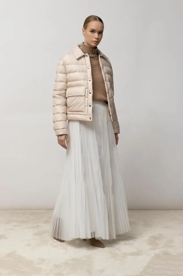 Peserico Knitwear Woman Wool Silk Cashmere And Lurex Sweater Chalet Peserico Knitwear Woman Wool Silk Cashmere And Lurex Sweater Chalet