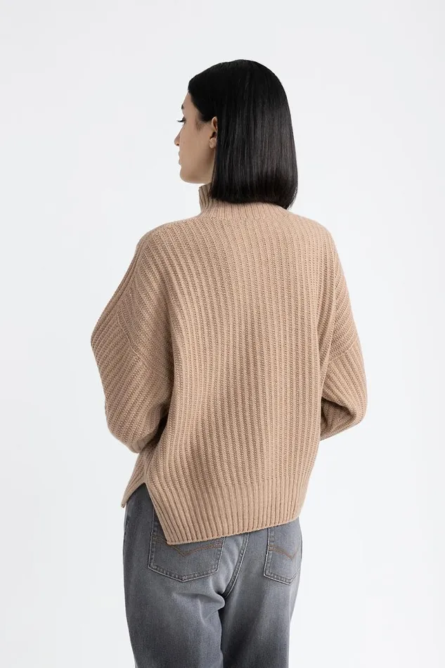 Peserico Knitwear Woman Wool Silk Cashmere And Lurex Sweater Chalet Peserico Knitwear Woman Wool Silk Cashmere And Lurex Sweater Chalet