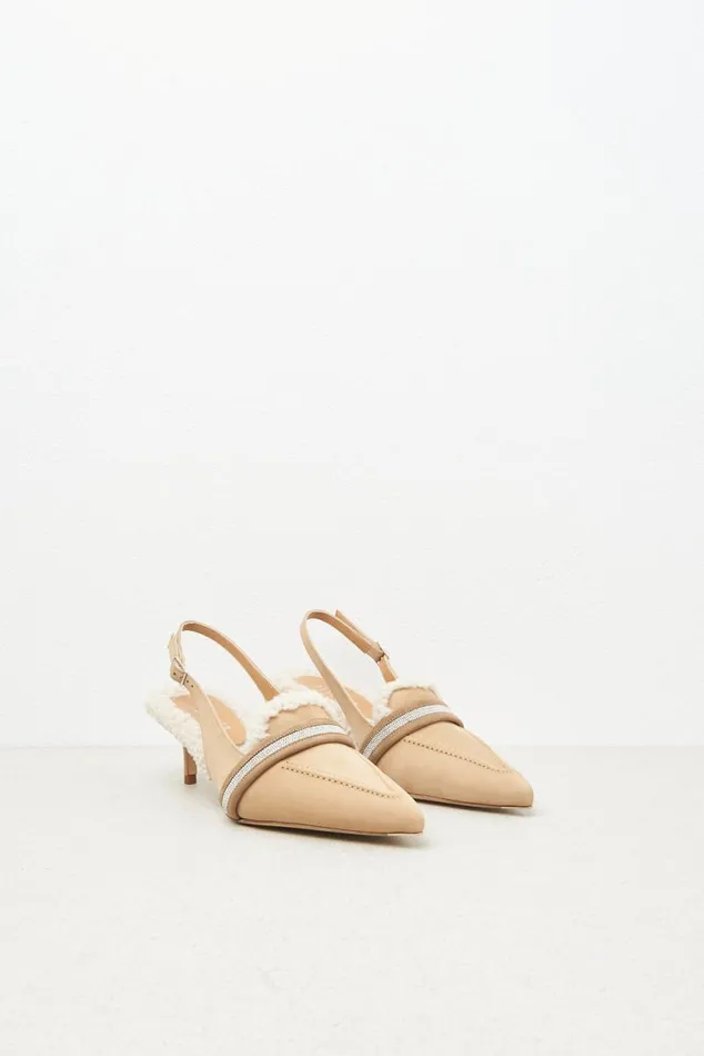 Peserico Shoes Woman Flat Slingback Pumps Chalet