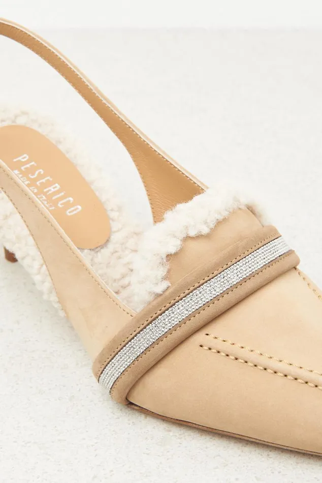 Peserico Shoes Woman Flat Slingback Pumps Chalet Peserico Shoes Woman Flat Slingback Pumps Chalet