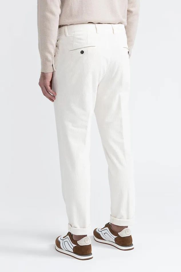 Peserico Trousers Man Cotton Corduroy Chinos Hornbeam Peserico Trousers Man Cotton Corduroy Chinos Hornbeam