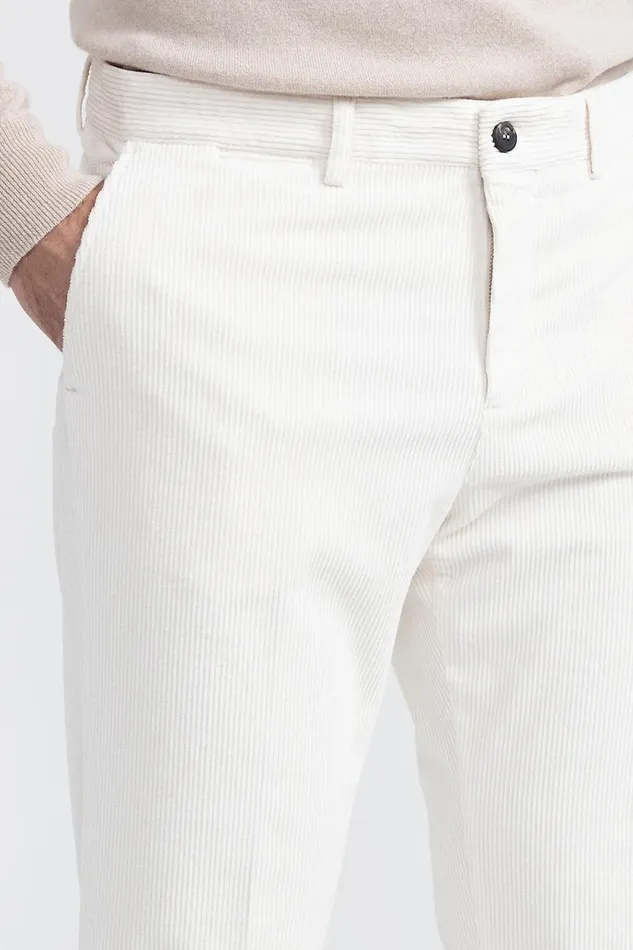 Peserico Trousers Man Cotton Corduroy Chinos Hornbeam Peserico Trousers Man Cotton Corduroy Chinos Hornbeam