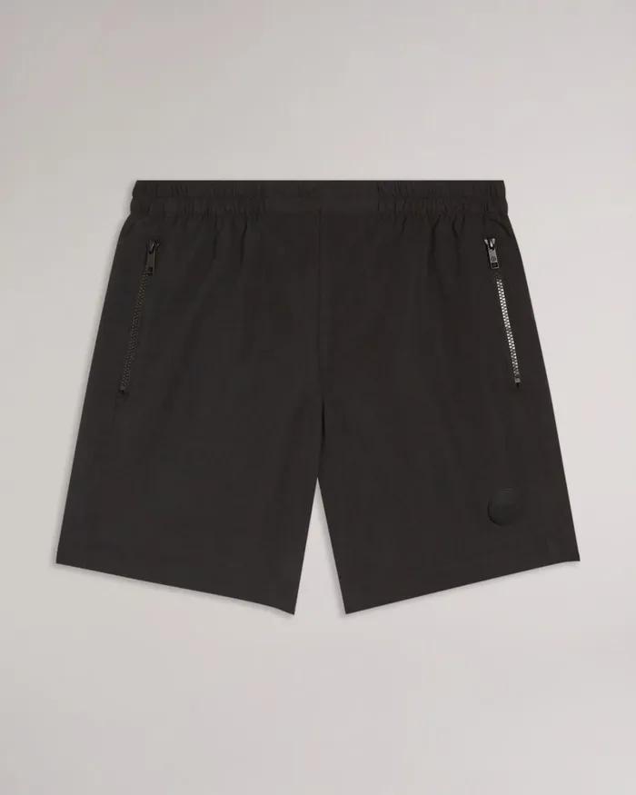 Plain Swim Shorts Black Men Ted Baker Clothing