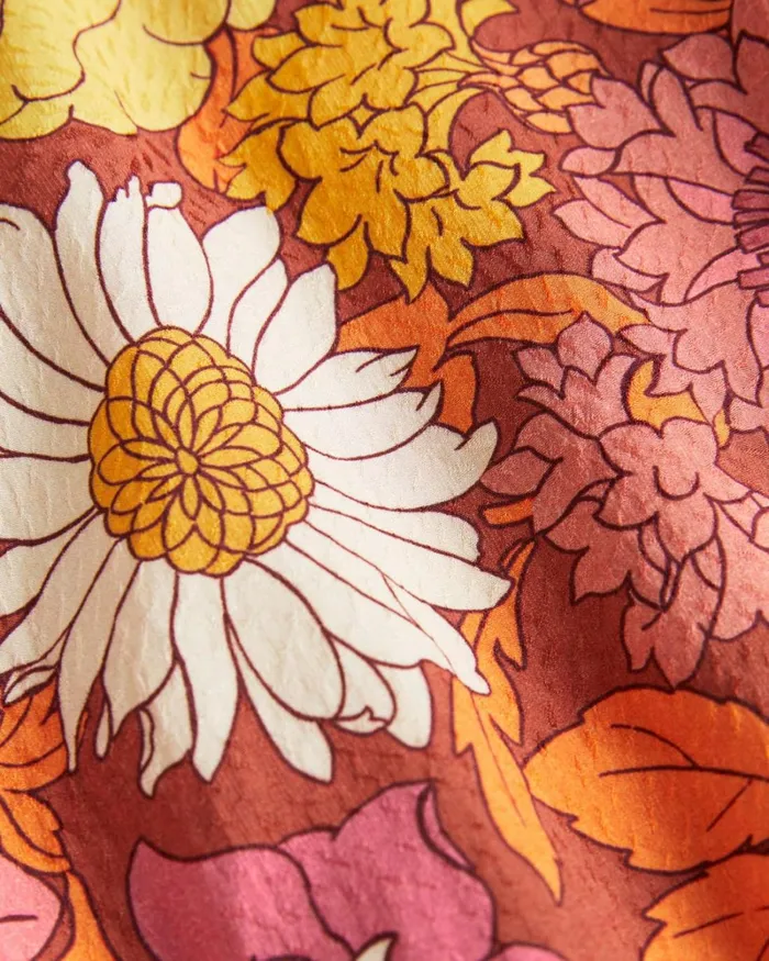 Printed Midaxi Dress Red Women Ted Baker Dresses