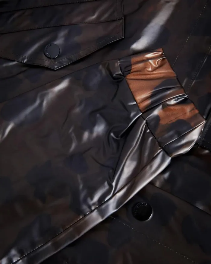 Printed Rain Mac Light Brown Women Ted Baker Coats and Jackets Printed Rain Mac Light Brown Women Ted Baker Coats and Jackets