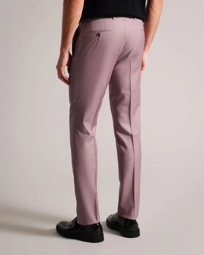 Pure Wool Suit Trousers Pink Men Ted Baker Clothing Pure Wool Suit Trousers Pink Men Ted Baker Clothing