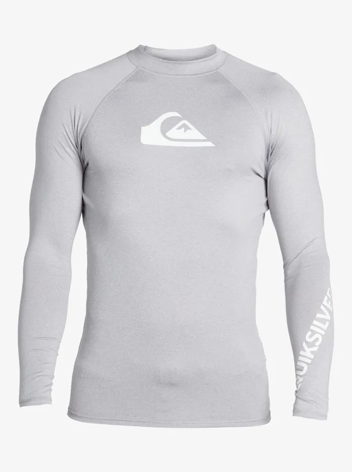 Rashguards Men Quiksilver All Time Long Sleeve Upf 50 Rashguard Blithe