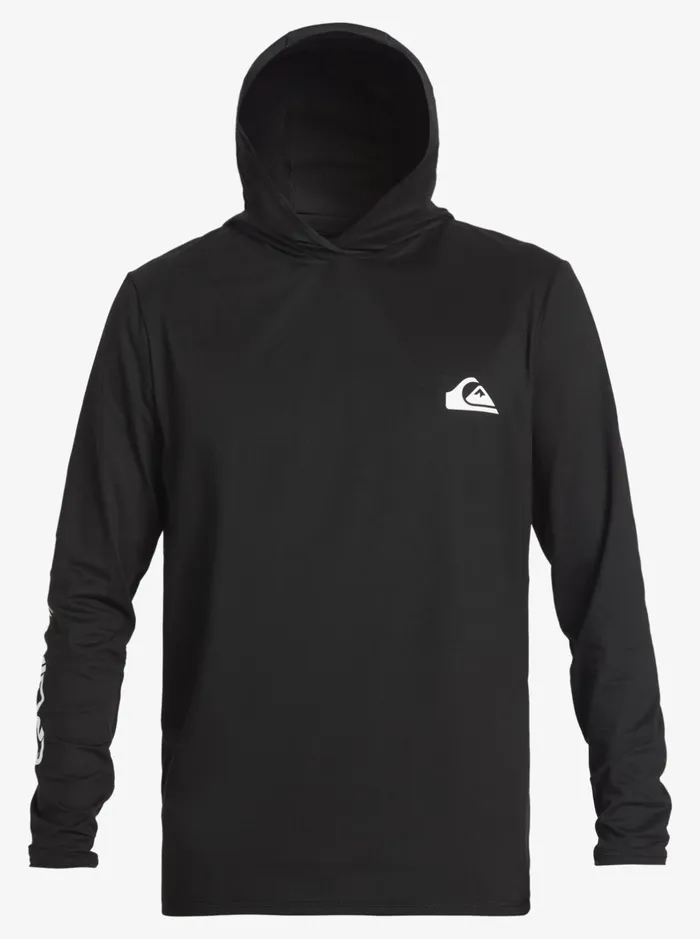 Rashguards Men Quiksilver Omni Session Upf 50 Long Sleeve Surf Tee Black