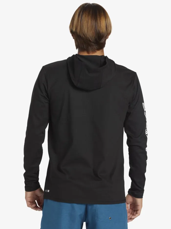 Rashguards Men Quiksilver Omni Session Upf 50 Long Sleeve Surf Tee Black Rashguards Men Quiksilver Omni Session Upf 50 Long Sleeve Surf Tee Black