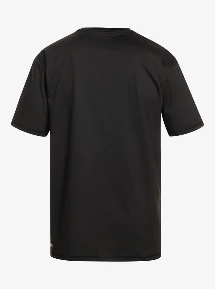 Rashguards Men Quiksilver Solid Streak Short Sleeve Upf 50 Surf Tee Black Rashguards Men Quiksilver Solid Streak Short Sleeve Upf 50 Surf Tee Black