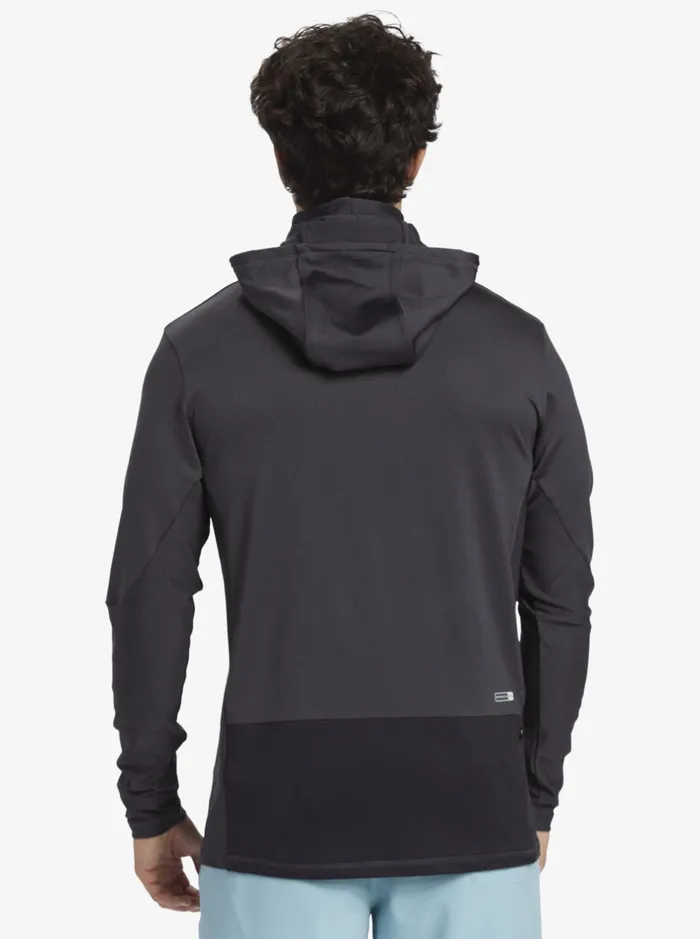 Rashguards Men Quiksilver Waterman Angler Hooded Upf 50 Long Sleeve Surf Tee Black Rashguards Men Quiksilver Waterman Angler Hooded Upf 50 Long Sleeve Surf Tee Black