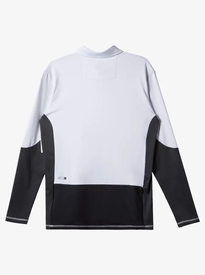 Rashguards Men Quiksilver Waterman Waterman Piscator Polo Long Sleeve Upf 50 Surf TShirt White Rashguards Men Quiksilver Waterman Waterman Piscator Polo Long Sleeve Upf 50 Surf TShirt White