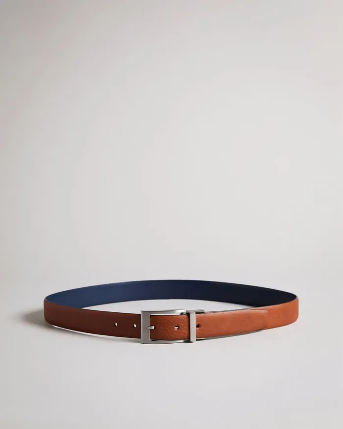 Reversible Leather Belt Tan Men Ted Baker Belts