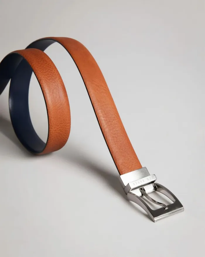 Reversible Leather Belt Tan Men Ted Baker Belts