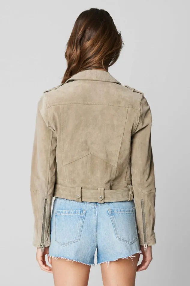 Sand Stoner Moto Jacket Women Blank NYC Jackets