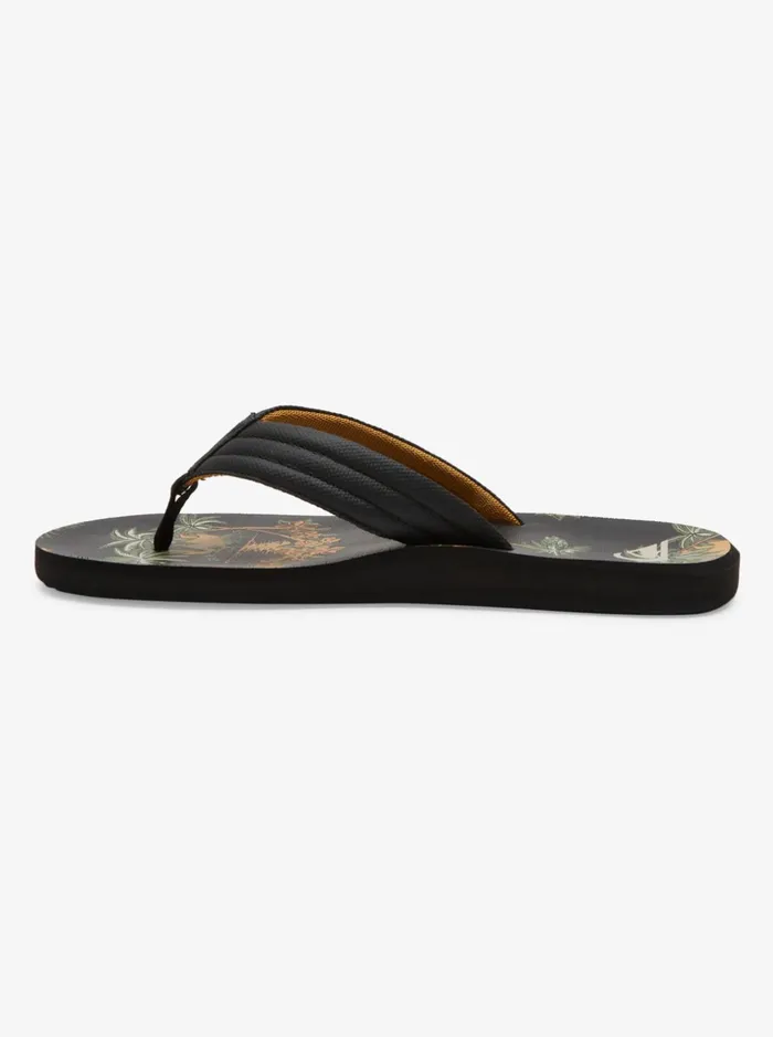 Sandals Men Quiksilver Carver Print Sandals Black 5 Sandals Men Quiksilver Carver Print Sandals Black 5