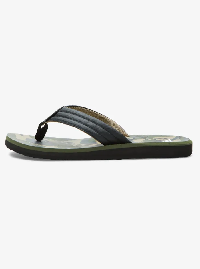 Sandals Men Quiksilver Carver Print Sandals Blackgreengrey Sandals Men Quiksilver Carver Print Sandals Blackgreengrey
