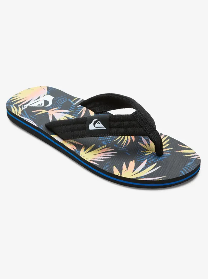 Sandals Men Quiksilver Molokai Layback Sandals Blackbluepink