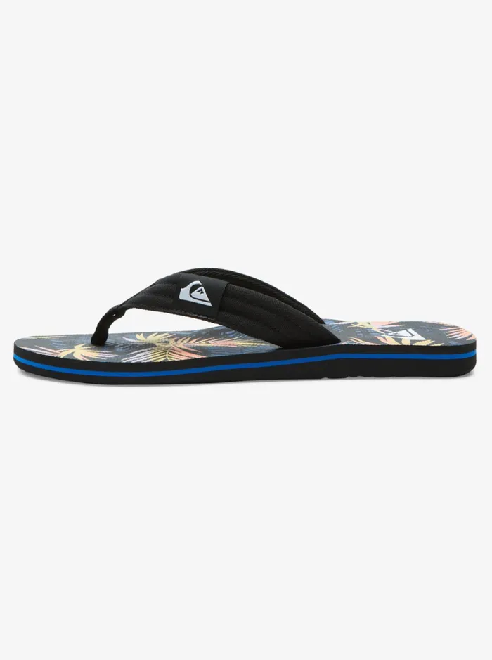 Sandals Men Quiksilver Molokai Layback Sandals Blackbluepink Sandals Men Quiksilver Molokai Layback Sandals Blackbluepink