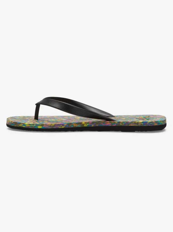 Sandals Men Quiksilver Molokai Recycled FlipFlops Blackblueblack Sandals Men Quiksilver Molokai Recycled FlipFlops Blackblueblack
