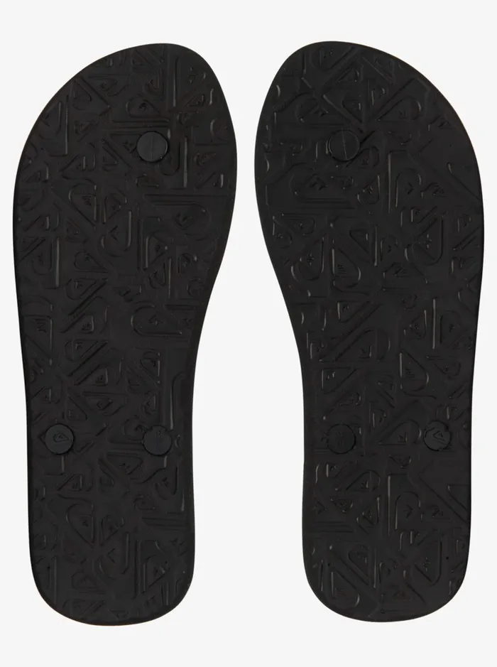 Sandals Men Quiksilver Molokai Recycled FlipFlops Blackblueblack Sandals Men Quiksilver Molokai Recycled FlipFlops Blackblueblack