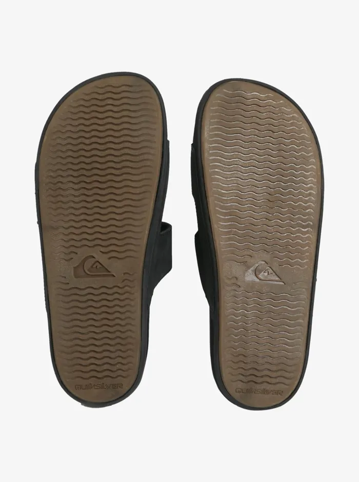 Sandals Men Quiksilver Rivi Leather Double Adjust Sandals Black 1 Sandals Men Quiksilver Rivi Leather Double Adjust Sandals Black 1