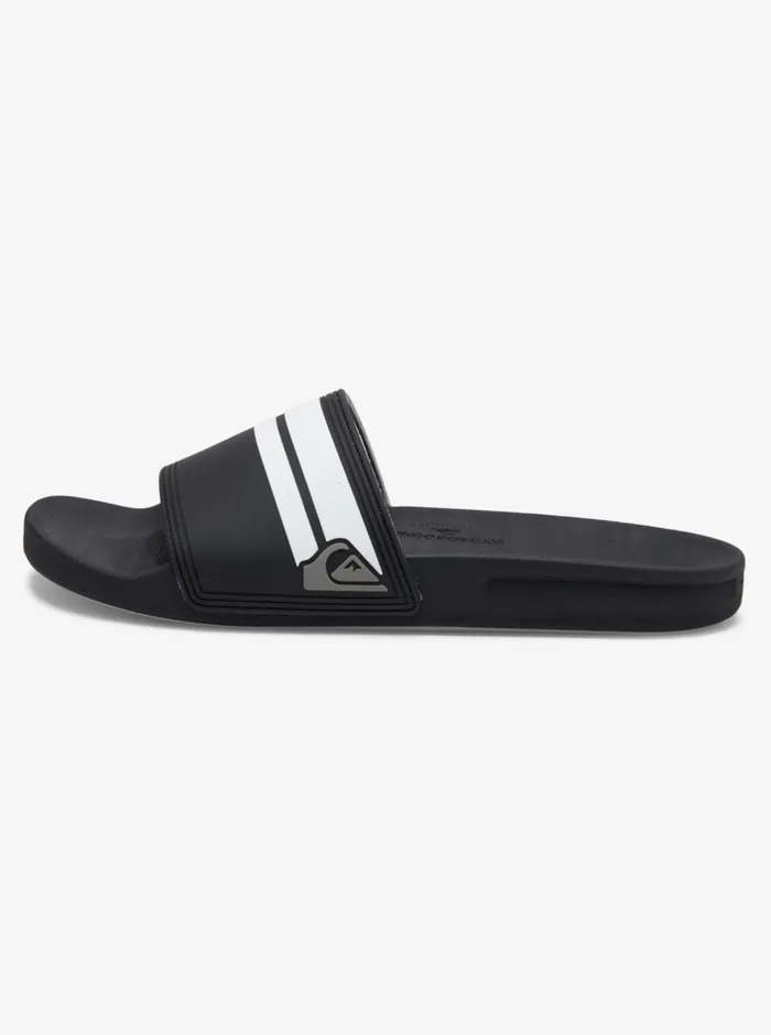 Sandals Men Quiksilver Rivi Slides Blackblackwhite Sandals Men Quiksilver Rivi Slides Blackblackwhite