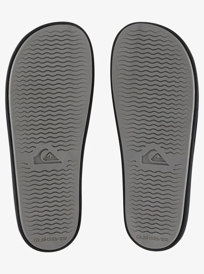 Sandals Men Quiksilver Rivi Slides Blackblackwhite Sandals Men Quiksilver Rivi Slides Blackblackwhite