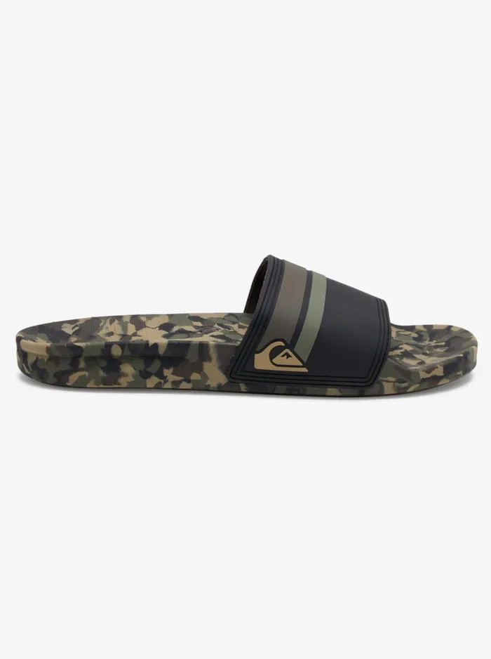 Sandals Men Quiksilver Rivi Slides Green 2 Sandals Men Quiksilver Rivi Slides Green 2