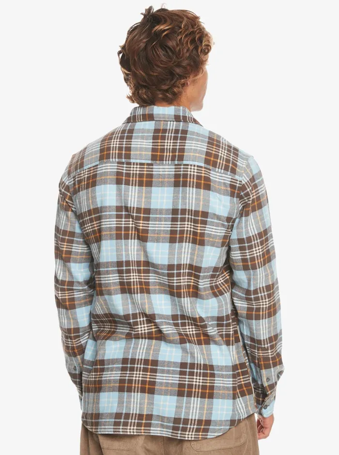 Shirts and Polos Men Quiksilver Banchor Long Sleeve Shirt Major Brown Banchor Shirts and Polos Men Quiksilver Banchor Long Sleeve Shirt Major Brown Banchor