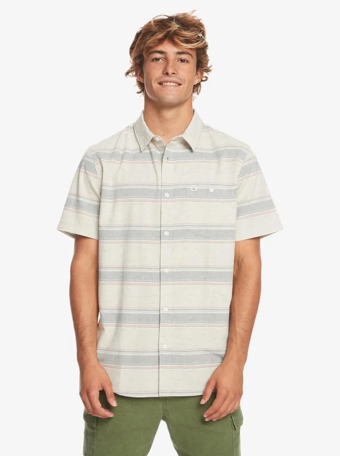 Shirts and Polos Men Quiksilver Cali Sunrise Short Sleeve Shirt Plaza Taupe Cali Shirts and Polos Men Quiksilver Cali Sunrise Short Sleeve Shirt Plaza Taupe Cali