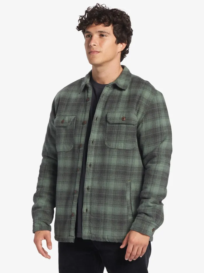 Shirts and Polos Men Quiksilver Camus Overshirt Laurel Wreath Camus