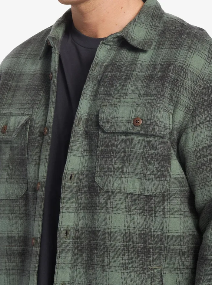 Shirts and Polos Men Quiksilver Camus Overshirt Laurel Wreath Camus