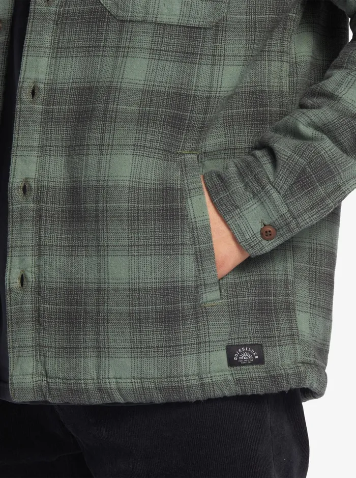 Shirts and Polos Men Quiksilver Camus Overshirt Laurel Wreath Camus