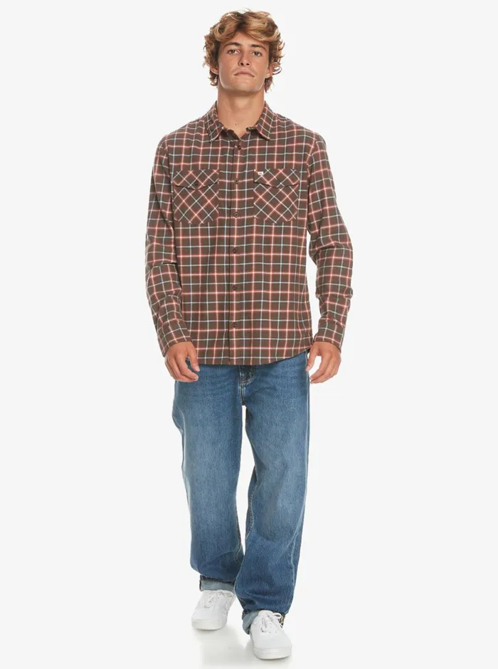Shirts and Polos Men Quiksilver Dulsie Long Sleeve Shirt Major Brown Dulsie Shirts and Polos Men Quiksilver Dulsie Long Sleeve Shirt Major Brown Dulsie